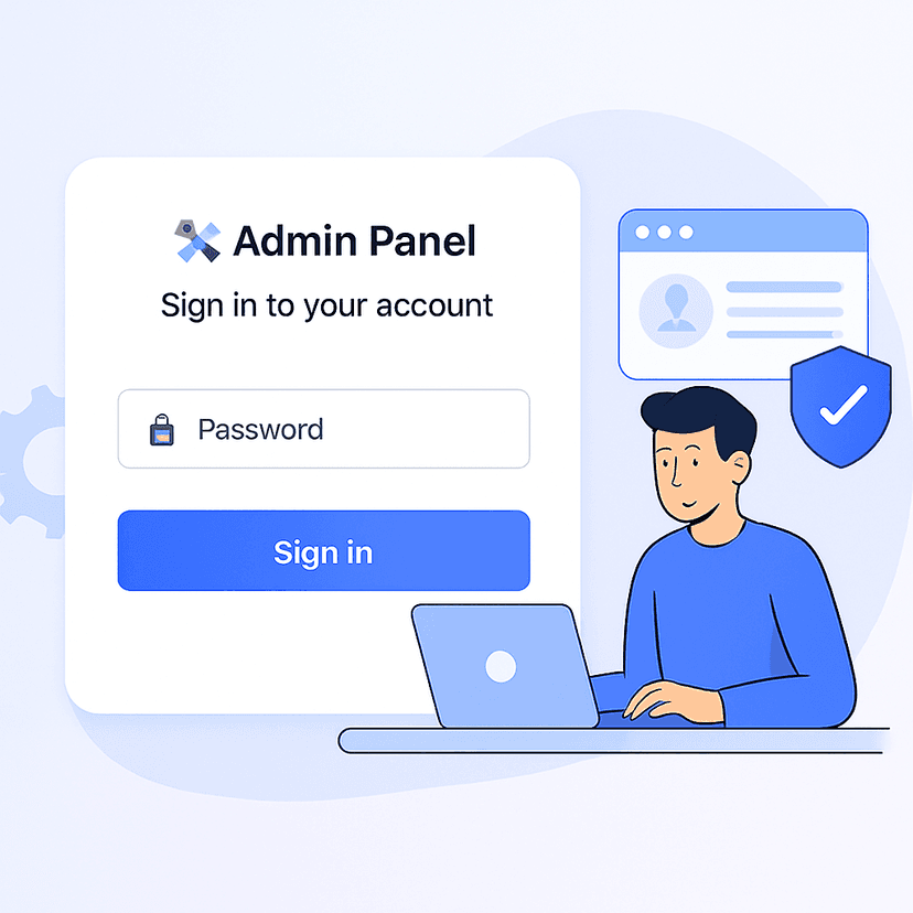 Admin Illustration